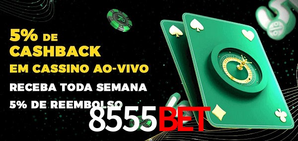 Promoções do cassino ao Vivo 8555BET